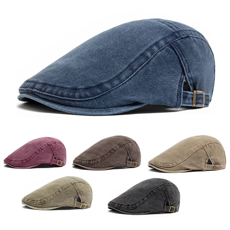 Unisex Vintage Pet met Tijdloze Stijl en Moderne Pasvorm 6