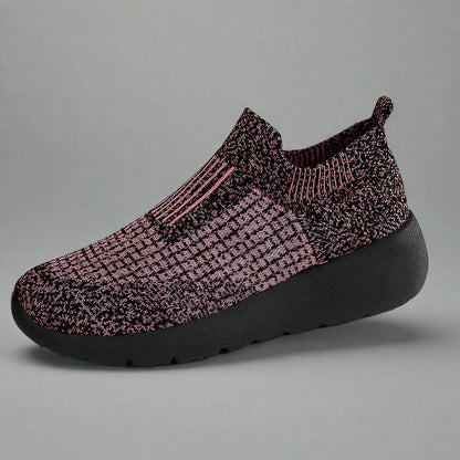Werkschoenen Heren en Dames met Antislip en Brede Neus Rood