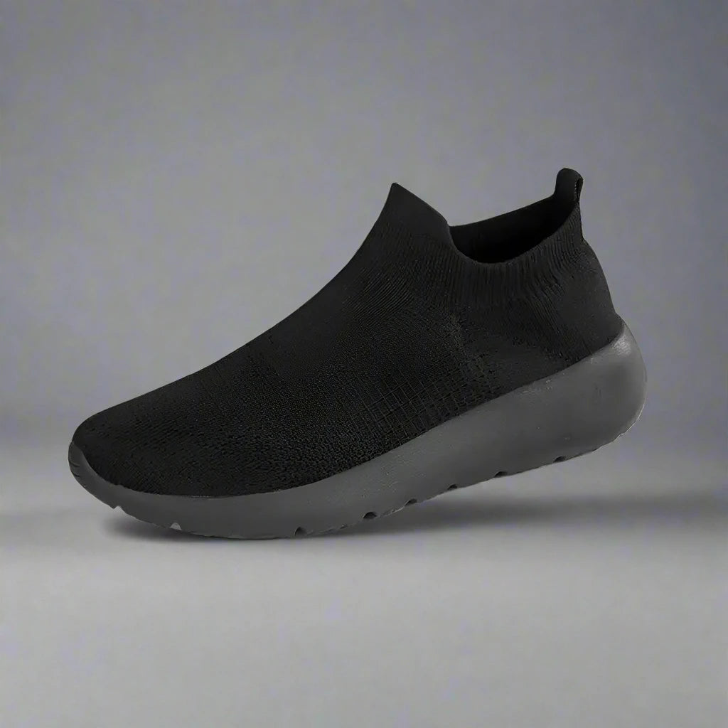 Werkschoenen Heren en Dames met Antislip en Brede Neus Zwart