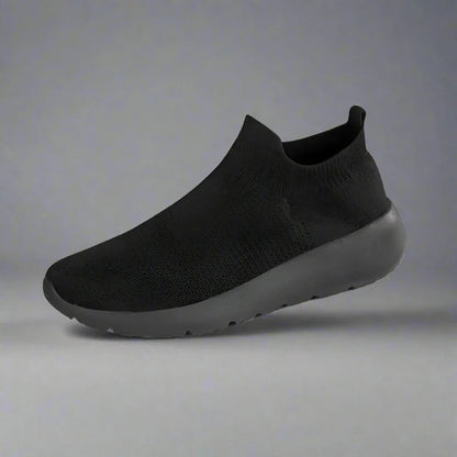 Werkschoenen Heren en Dames met Antislip en Brede Neus Zwart