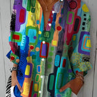 Paars/Geel/Blauw/Groen