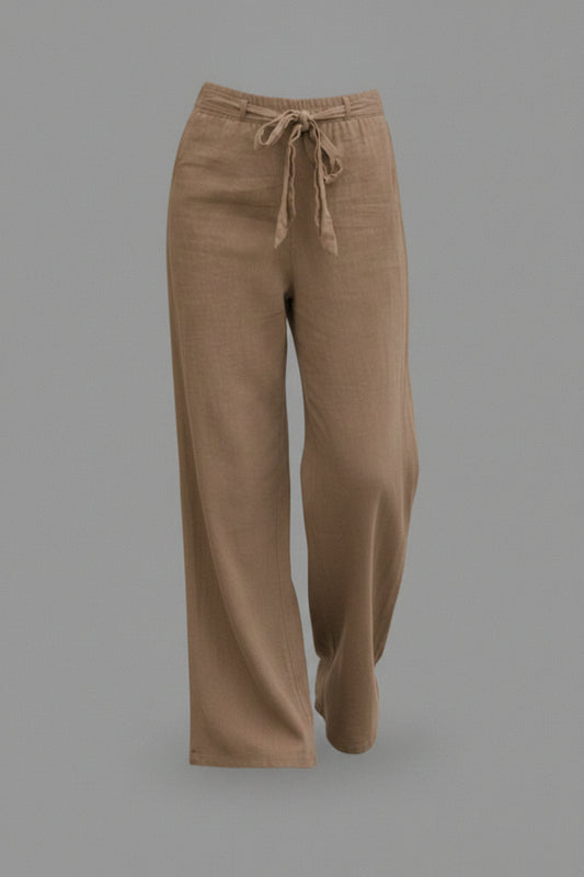 Dames Broek met Wijde Pijpen en Taillekoord