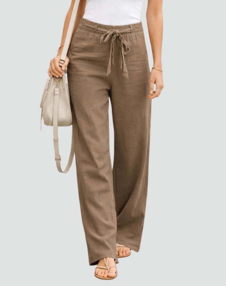 Dames Broek met Wijde Pijpen en Taillekoord