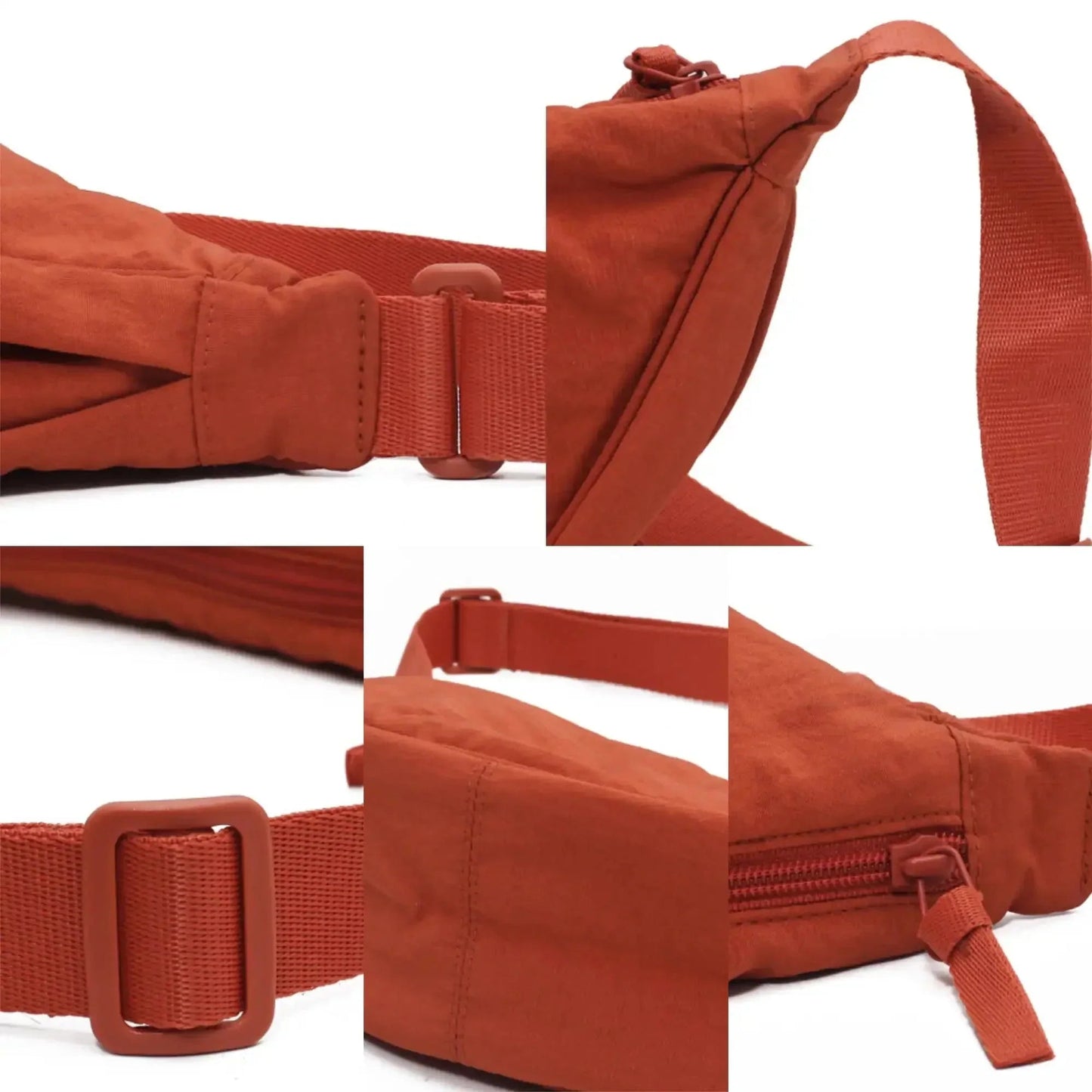 Dames Crossbody Tas Halve Maan met Verstelbare Riem