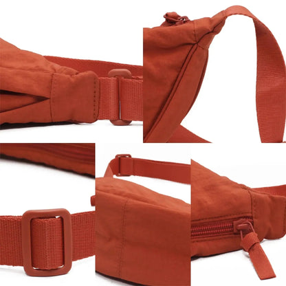 Dames Crossbody Tas Halve Maan met Verstelbare Riem