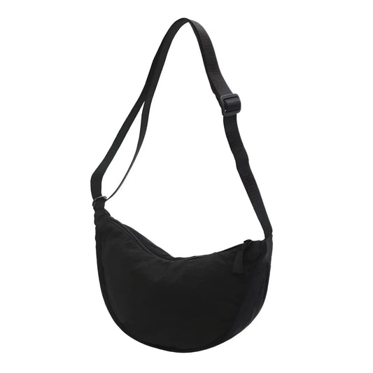 Dames Crossbody Tas Halve Maan met Verstelbare Riem