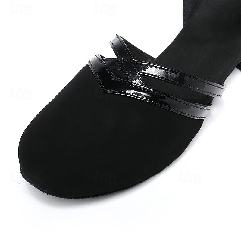 Dames Dansschoenen met Enkelbandjes en Blokhak