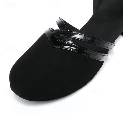 Dames Dansschoenen met Enkelbandjes en Blokhak