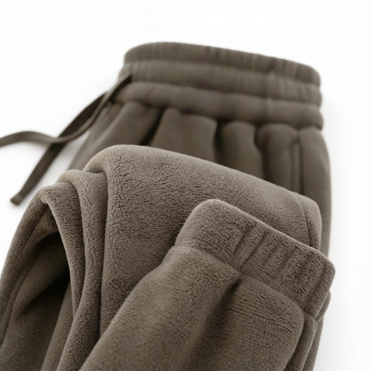 Dames Fleece Joggingbroek met Elastische Tailleband en Trekkoord