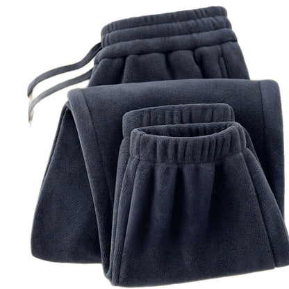 Dames Fleece Joggingbroek met Elastische Tailleband en Trekkoord