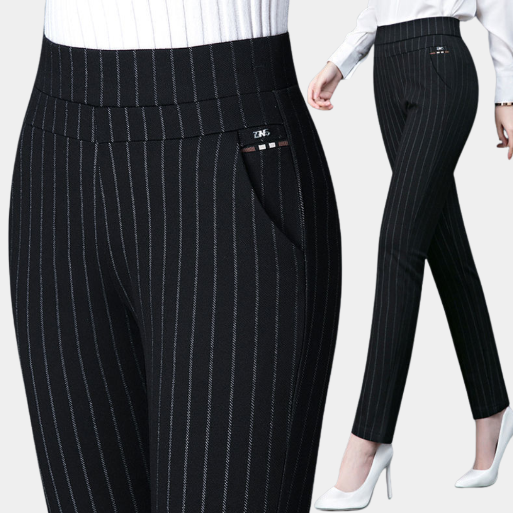 Dames Hoge Taille Broek met Stretch