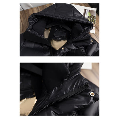 Dames Lange Winterjas met Capuchon