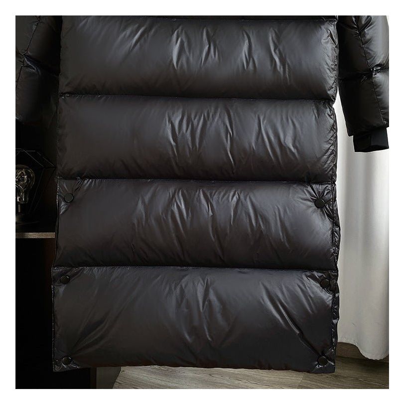 Dames Lange Winterjas met Capuchon