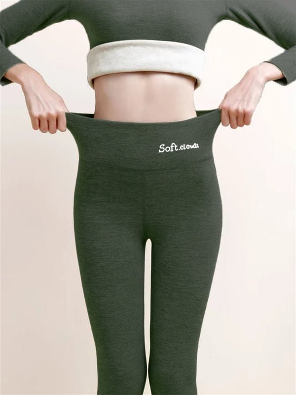 Dames Legging met Fleecevoering en Hoge Taille