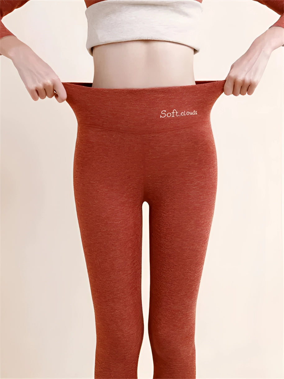Dames Legging met Fleecevoering en Hoge Taille