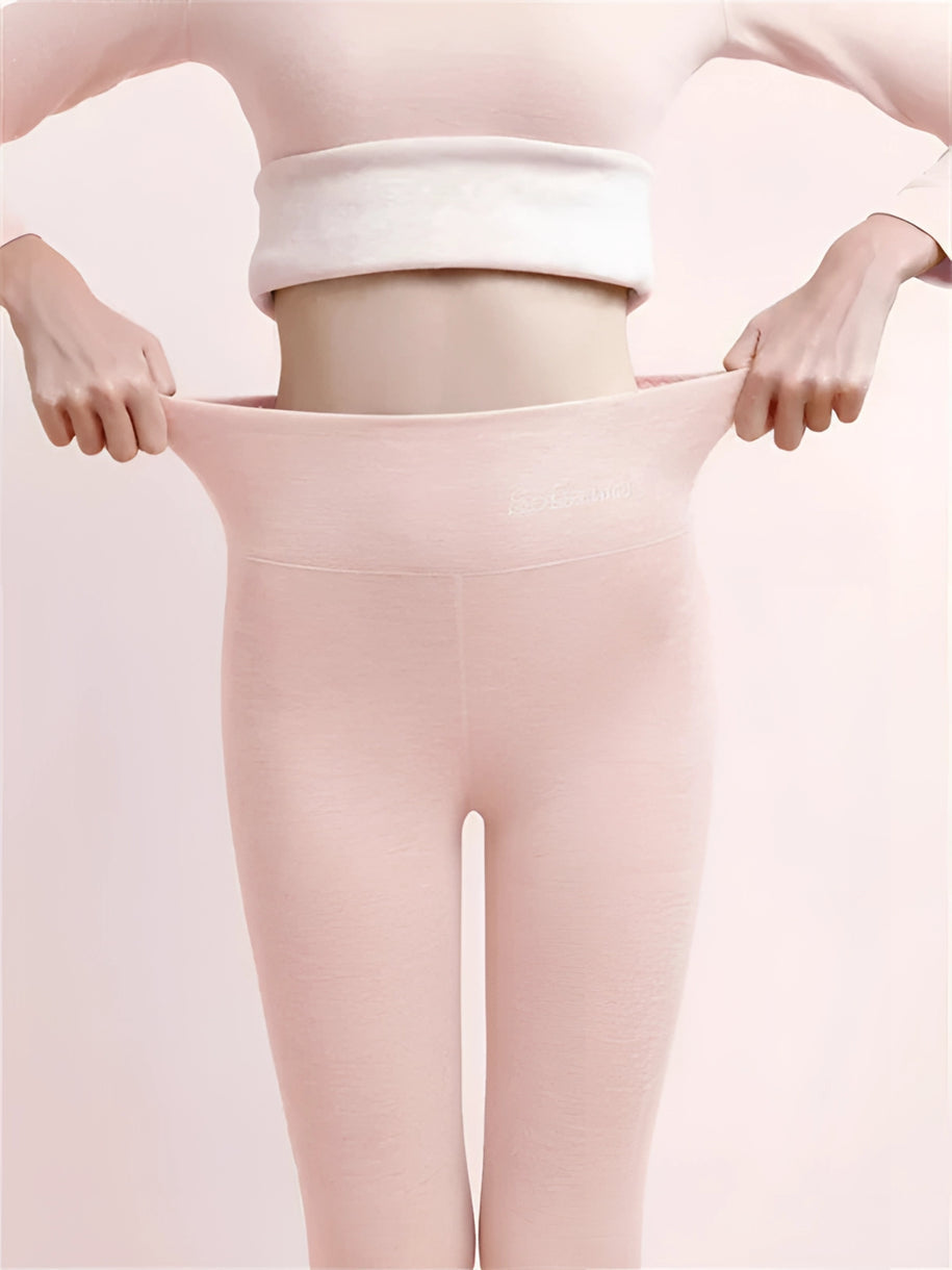 Dames Legging met Fleecevoering en Hoge Taille