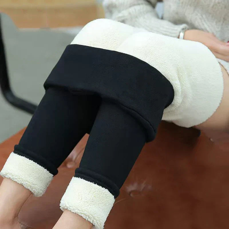 Dames Legging met Fleecevoering en Hoge Taille