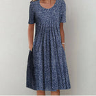 Blauw met stippen