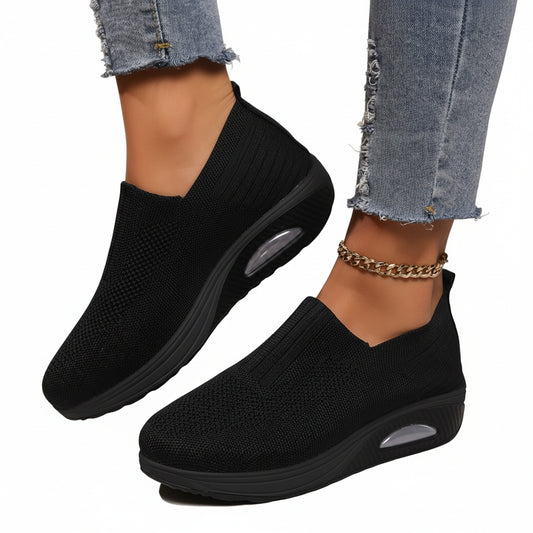Dames Sneakers met Luchtzool en Slip-on Sluiting