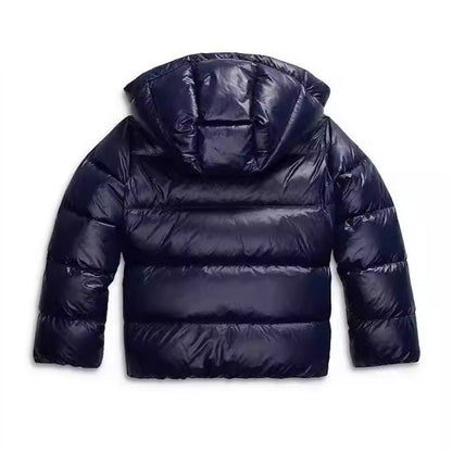 Dames Puffer Jacket met Capuchon, Ritssluiting en Zijzakken