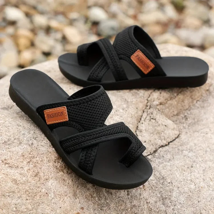 Dames Sandalen met Gekruiste Banden en Open Neus