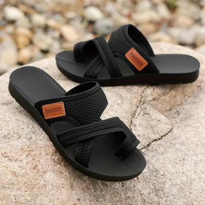Dames Sandalen met Gekruiste Banden en Open Neus