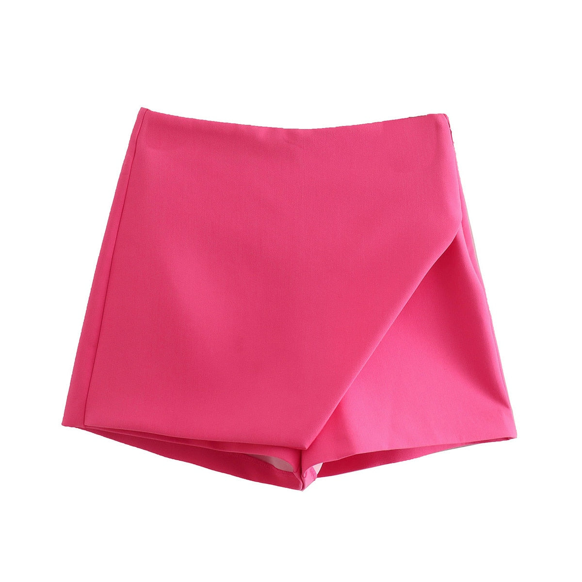 Dames Skort met Wrap Design en Elastische Tailleband