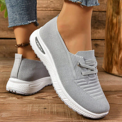 Dames Sneakers met Vetersluiting en Lichtgewicht Zool