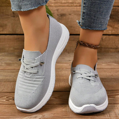 Dames Sneakers met Vetersluiting en Lichtgewicht Zool