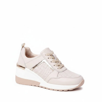 Dames Sneakers met Wedge Zool en Vetersluiting