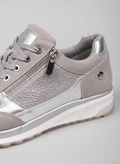 Dames Sneakers met Wigzool, Strass en Zijrits