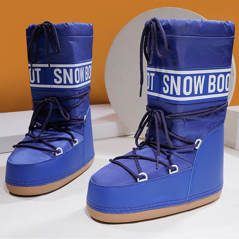 Dames Snowboots met Plateausool en Veters
