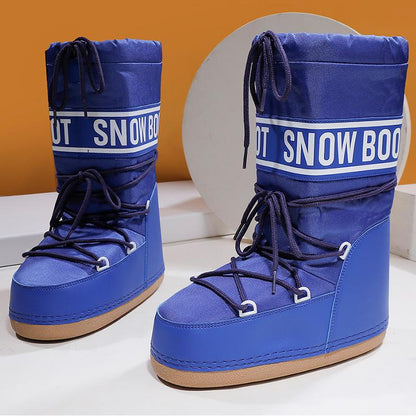 Dames Snowboots met Plateausool en Veters