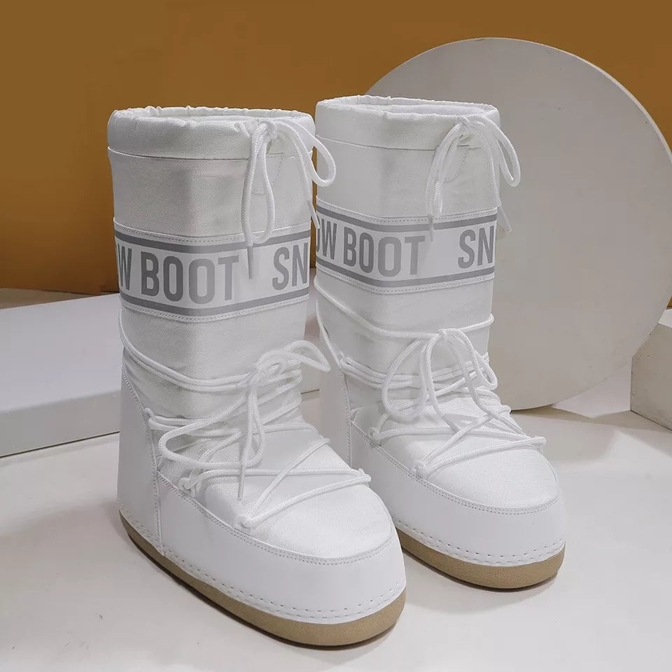 Dames Snowboots met Plateausool en Veters