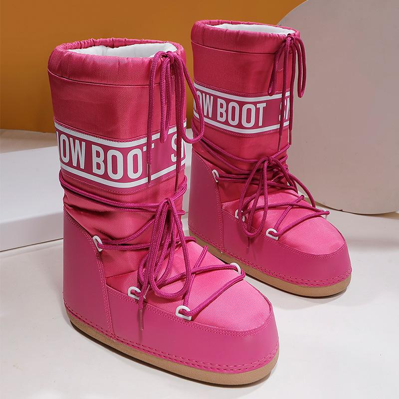 Dames Snowboots met Plateausool en Veters