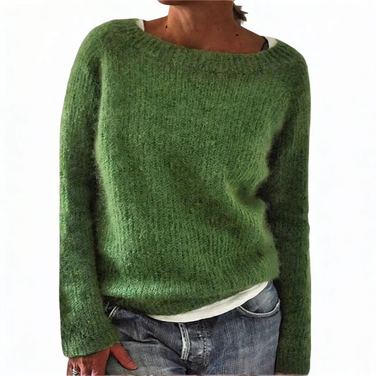 Dames Sweater Lange Mouw met Ronde Hals