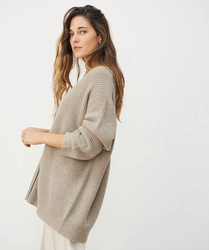 Dames Vest met V-Hals en Knoopsluiting