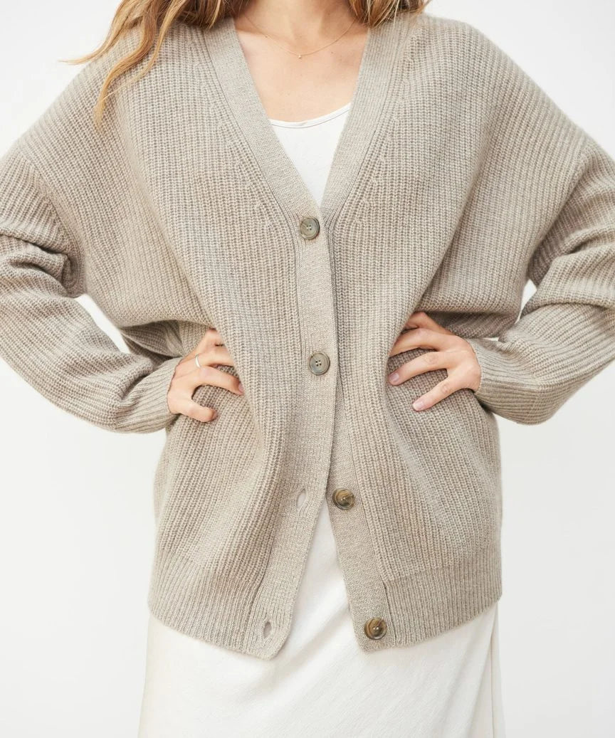 Dames Vest met V-Hals en Knoopsluiting
