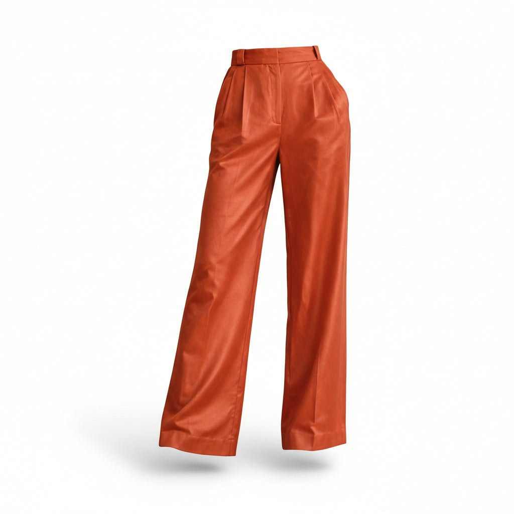 Dames Wijde Broek Hoge Taille met Wijde Pijpen