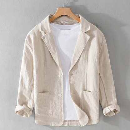 Heren Blazer met Relaxte Pasvorm