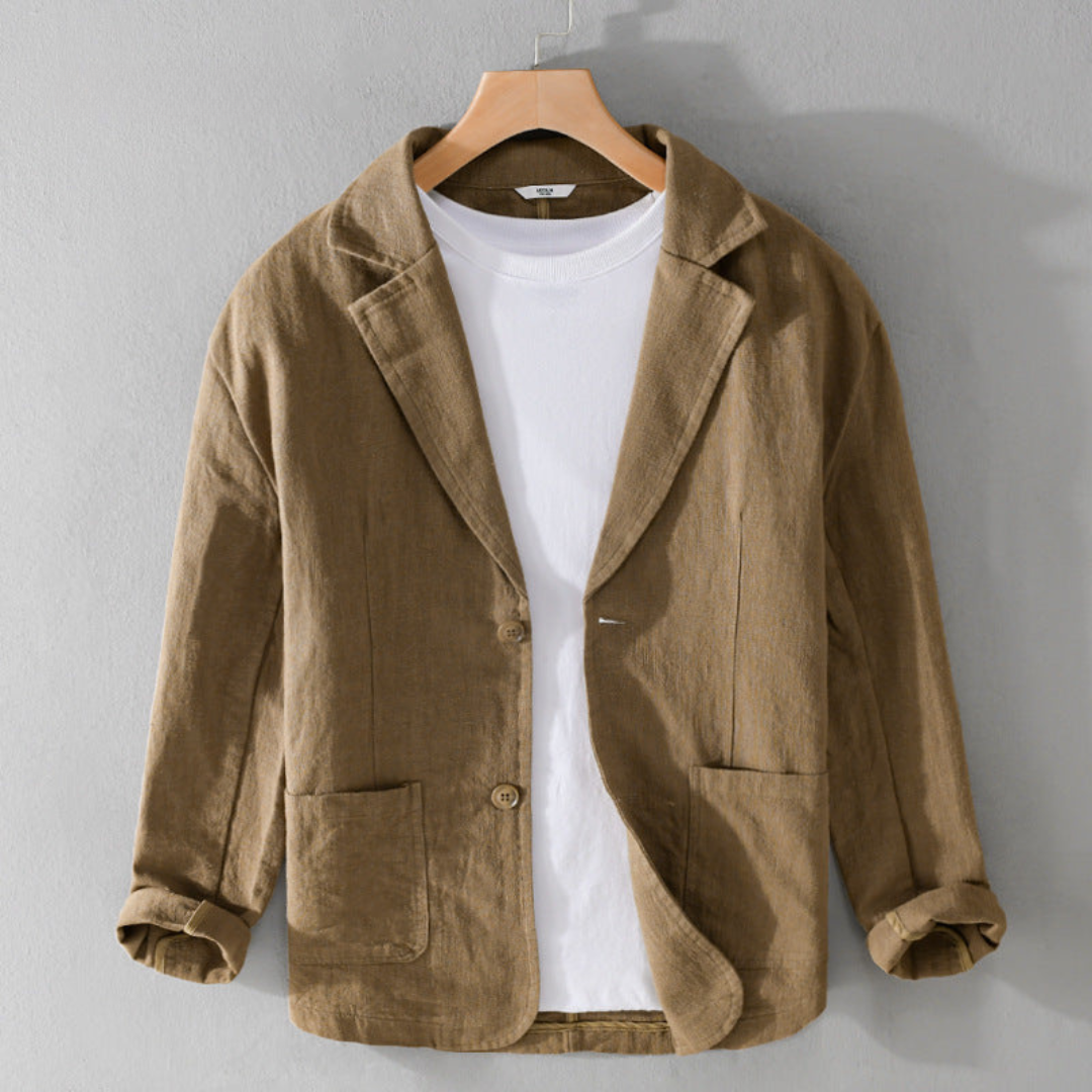 Heren Blazer met Relaxte Pasvorm