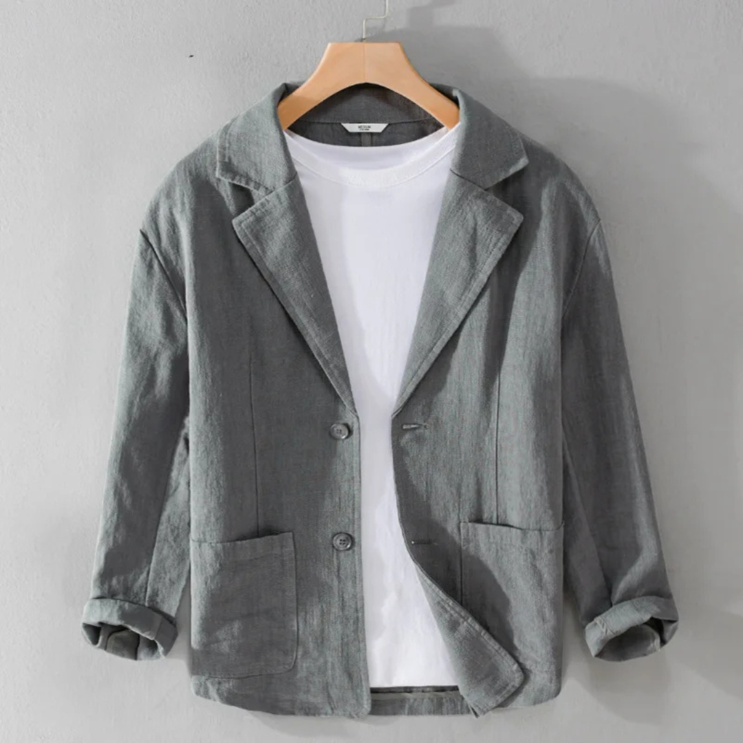 Heren Blazer met Relaxte Pasvorm