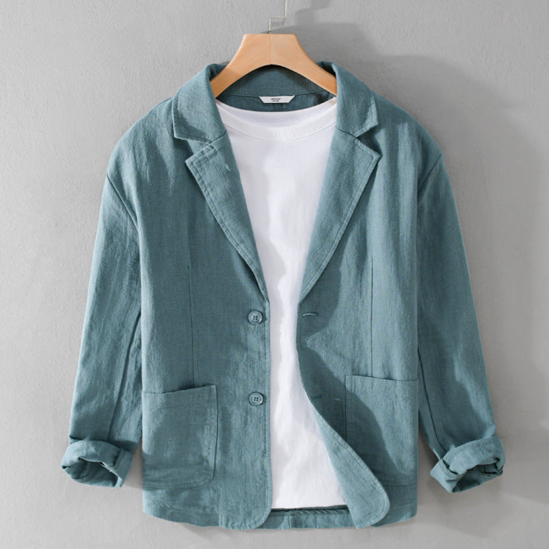 Heren Blazer met Relaxte Pasvorm