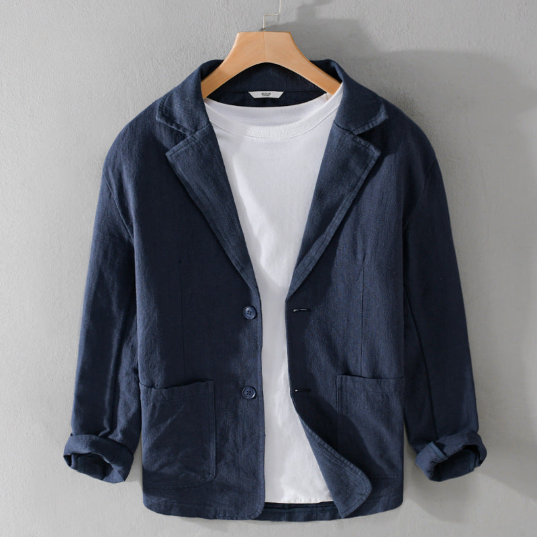 Heren Blazer met Relaxte Pasvorm