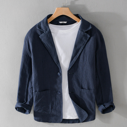 Heren Blazer met Relaxte Pasvorm