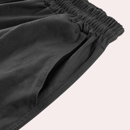 Heren Cargo Pants met Elastische Tailleband en Trekkoord