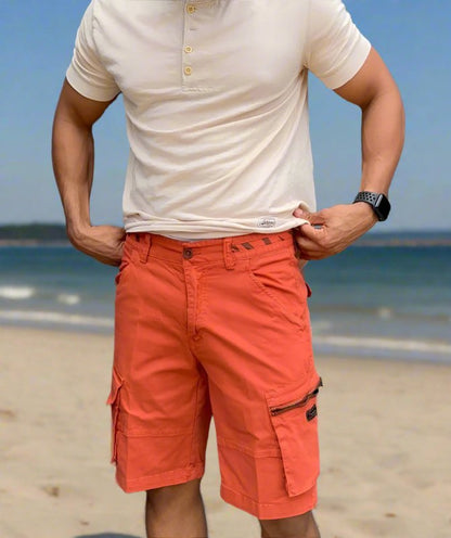 Heren Cargo Short met Cargozakken en Verstelbare Zoom
