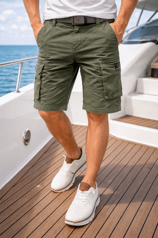 Heren Cargo Short met Cargozakken en Verstelbare Zoom