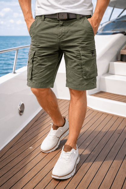 Heren Cargo Short met Cargozakken en Verstelbare Zoom