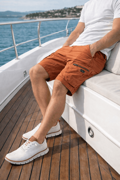 Heren Cargo Short met Cargozakken en Verstelbare Zoom